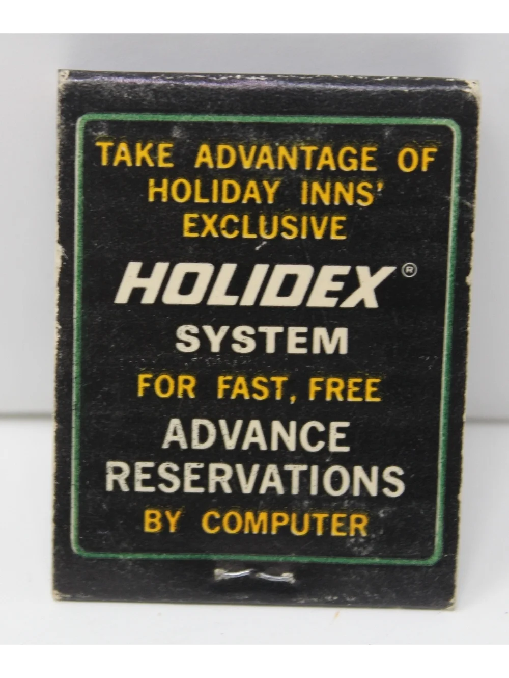 Vintage 1960s Holiday Inn Holidex Matchbook Hot Springs Lake Hamilton Arkansas